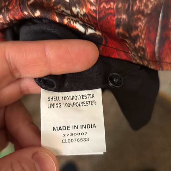 EShakti Dress Sz 12, Feather Dress, has belt, pockets, NWOT - Picture 8 of 10